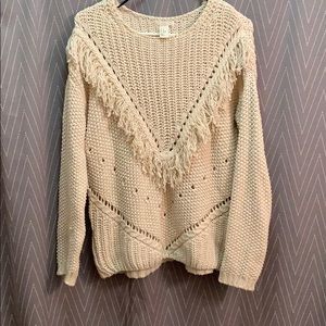 Cream sweater